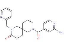 8-(2-aminoisonicotinoyl)-2-(2-pyridinylmethyl)-2,8-diazaspiro[5.5]undecan-3-one