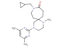 9-(cyclopropylmethyl)-4-(4,6-dimethylpyrimidin-2-yl)-1-methyl-1,4,9-triazaspiro[5.6]dodecan-10-one