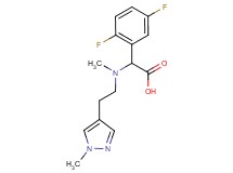 (2,5-difluorophenyl){methyl[2-(1-methyl-1H-pyrazol-4-yl)ethyl]amino}acetic acid