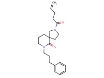 2-(4-pentenoyl)-7-(3-phenylpropyl)-2,7-diazaspiro[4.5]decan-6-one