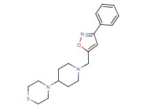 4-{1-[(3-phenylisoxazol-5-yl)methyl]piperidin-4-yl}thiomorpholine