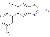5-(5-aminopyridin-3-yl)-6-methyl-1,3-benzothiazol-2-amine