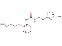N-[2-(2-methoxyethoxy)phenyl]-N'-[2-(4-methyl-1,3-thiazol-2-yl)ethyl]urea