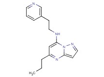 5-propyl-N-(2-pyridin-3-ylethyl)pyrazolo[1,5-a]pyrimidin-7-amine