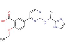 2-ethoxy-5-(2-{[1-(1H-imidazol-2-yl)ethyl]amino}pyrimidin-4-yl)benzoic acid
