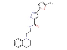 N-[2-(3,4-dihydro-1(2H)-quinolinyl)ethyl]-3-(5-methyl-2-furyl)-1H-pyrazole-5-carboxamide