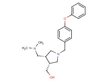 [(3R*,4R*)-4-[(dimethylamino)methyl]-1-(4-phenoxybenzyl)pyrrolidin-3-yl]methanol