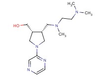 [(3R*,4R*)-4-{[[2-(dimethylamino)ethyl](methyl)amino]methyl}-1-(2-pyrazinyl)-3-pyrrolidinyl]methanol
