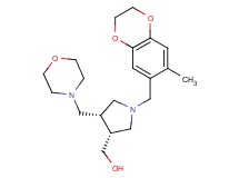 [(3R*,4S*)-1-[(7-methyl-2,3-dihydro-1,4-benzodioxin-6-yl)methyl]-4-(morpholin-4-ylmethyl)pyrrolidin-3-yl]methanol