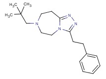 7-(2,2-dimethylpropyl)-3-(2-phenylethyl)-6,7,8,9-tetrahydro-5H-[1,2,4]triazolo[4,3-d][1,4]diazepine