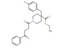 ethyl 4-(4-chlorobenzyl)-1-(4-oxo-4-phenylbutanoyl)-4-piperidinecarboxylate