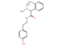 2-(dimethylamino)-N-[2-(4-hydroxyphenyl)ethyl]-2-(2-methylphenyl)acetamide