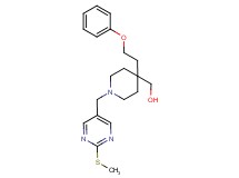 [1-{[2-(methylthio)-5-pyrimidinyl]methyl}-4-(2-phenoxyethyl)-4-piperidinyl]methanol
