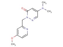 5-(dimethylamino)-2-[(4-methoxypyridin-2-yl)methyl]pyridazin-3(2H)-one