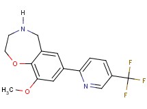 9-methoxy-7-[5-(trifluoromethyl)pyridin-2-yl]-2,3,4,5-tetrahydro-1,4-benzoxazepine