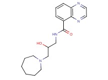N-(3-azepan-1-yl-2-hydroxypropyl)quinoxaline-5-carboxamide