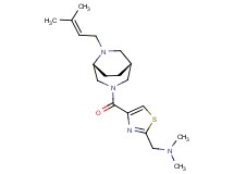 N,N-dimethyl-1-(4-{[(1R*,5R*)-6-(3-methyl-2-buten-1-yl)-3,6-diazabicyclo[3.2.2]non-3-yl]carbonyl}-1,3-thiazol-2-yl)methanamine