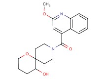 9-[(2-methoxyquinolin-4-yl)carbonyl]-1-oxa-9-azaspiro[5.5]undecan-5-ol