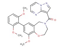 7-(2,6-dimethoxyphenyl)-9-methoxy-4-(pyrazolo[1,5-a]pyrimidin-3-ylcarbonyl)-2,3,4,5-tetrahydro-1,4-benzoxazepine