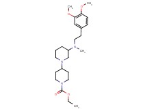 ethyl 3-[[2-(3,4-dimethoxyphenyl)ethyl](methyl)amino]-1,4'-bipiperidine-1'-carboxylate