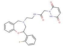 2-(3,6-dioxo-3,6-dihydro-1(2H)-pyridazinyl)-N-{2-[2-(2-fluorophenyl)-2,3-dihydro-1,4-benzoxazepin-4(5H)-yl]ethyl}acetamide