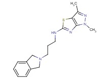N-[3-(1,3-dihydro-2H-isoindol-2-yl)propyl]-1,3-dimethyl-1H-pyrazolo[3,4-d][1,3]thiazol-5-amine