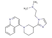N,N-dimethyl-2-[2-(1-quinolin-4-ylpiperidin-3-yl)-1H-imidazol-1-yl]ethanamine