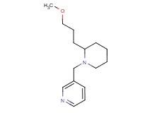 3-{[2-(3-methoxypropyl)-1-piperidinyl]methyl}pyridine