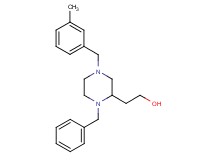 2-[1-benzyl-4-(3-methylbenzyl)-2-piperazinyl]ethanol