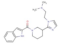 (2-{2-[1-(1H-indol-2-ylcarbonyl)-3-piperidinyl]-1H-imidazol-1-yl}ethyl)dimethylamine