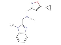1-(5-cyclopropylisoxazol-3-yl)-N-methyl-N-[(1-methyl-1H-benzimidazol-2-yl)methyl]methanamine