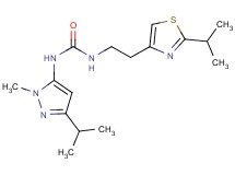 N-(3-isopropyl-1-methyl-1H-pyrazol-5-yl)-N'-[2-(2-isopropyl-1,3-thiazol-4-yl)ethyl]urea