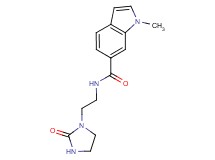 1-methyl-N-[2-(2-oxo-1-imidazolidinyl)ethyl]-1H-indole-6-carboxamide