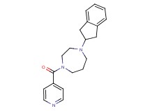 1-(2,3-dihydro-1H-inden-2-yl)-4-isonicotinoyl-1,4-diazepane