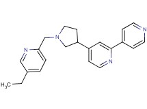 4-{1-[(5-ethylpyridin-2-yl)methyl]pyrrolidin-3-yl}-2,4'-bipyridine