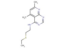 N-[2-(ethylthio)ethyl]-5,7-dimethylpyrido[2,3-d]pyrimidin-4-amine