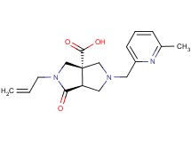 (3aS*,6aS*)-2-allyl-5-[(6-methylpyridin-2-yl)methyl]-1-oxohexahydropyrrolo[3,4-c]pyrrole-3a(1H)-carboxylic acid