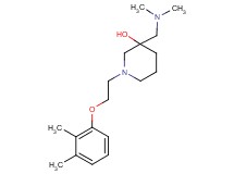 3-[(dimethylamino)methyl]-1-[2-(2,3-dimethylphenoxy)ethyl]-3-piperidinol