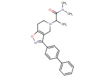 2-(3-biphenyl-4-yl-6,7-dihydroisoxazolo[4,5-c]pyridin-5(4H)-yl)-N,N-dimethylpropanamide