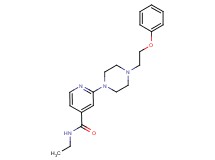 N-ethyl-2-[4-(2-phenoxyethyl)-1-piperazinyl]isonicotinamide
