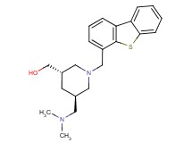{(3S*,5R*)-1-(dibenzo[b,d]thien-4-ylmethyl)-5-[(dimethylamino)methyl]piperidin-3-yl}methanol
