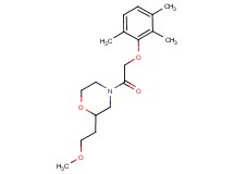 2-(2-methoxyethyl)-4-[(2,3,6-trimethylphenoxy)acetyl]morpholine