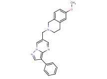 6-methoxy-2-[(3-phenylpyrazolo[1,5-a]pyrimidin-6-yl)methyl]-1,2,3,4-tetrahydroisoquinoline
