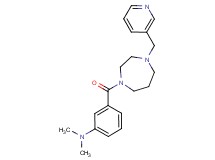 N,N-dimethyl-3-{[4-(3-pyridinylmethyl)-1,4-diazepan-1-yl]carbonyl}aniline