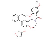 4-(2,5-dimethoxybenzoyl)-7-(2-methylphenyl)-9-(tetrahydro-3-furanyloxy)-2,3,4,5-tetrahydro-1,4-benzoxazepine
