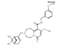 3-{[(1R,5S)-6,6-dimethylbicyclo[3.1.1]hept-2-en-2-yl]methyl}-9-methoxy-N-(3-methoxybenzyl)-7-oxo-1,2,3,4,5,7-hexahydropyrido[1,2-d][1,4]diazepine-10-carboxamide