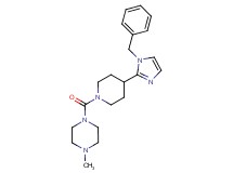 1-{[4-(1-benzyl-1H-imidazol-2-yl)-1-piperidinyl]carbonyl}-4-methylpiperazine
