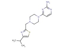 4-{4-[(4-isopropyl-1,3-thiazol-2-yl)methyl]piperazin-1-yl}pyrimidin-2-amine