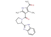 1-(4-{[2-(1H-benzimidazol-2-yl)pyrrolidin-1-yl]carbonyl}-3,5-dimethyl-1H-pyrrol-2-yl)ethanone