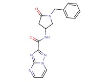 N-(1-benzyl-5-oxopyrrolidin-3-yl)[1,2,4]triazolo[1,5-a]pyrimidine-2-carboxamide